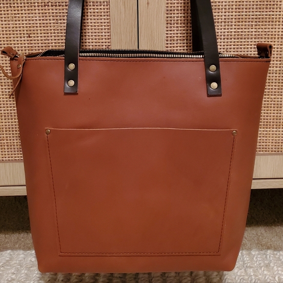 Portland Leather Handbags - Portland Leather Medium Tote Bag in Honey
